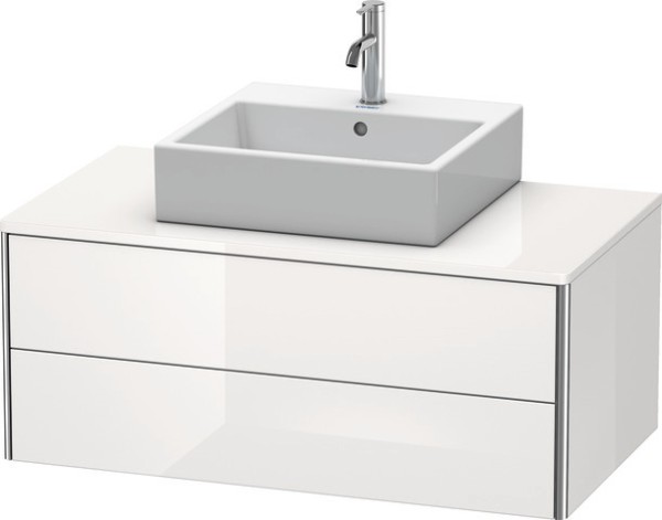 Duravit XSquare Konsolenwaschtischunterbau wandhängend Weiß Hochglanz 1000x548x400 mm - XS491108585