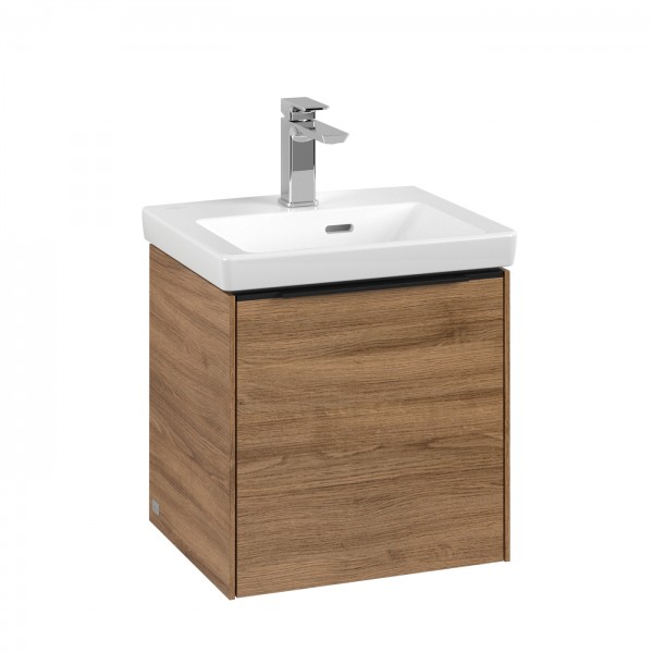 Villeroy & Boch Subway 3.0 Waschbeckenunterschrank, 1 Tür, 423 x 432 x 361,5 mm, Kansas Oak / Kansas