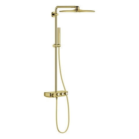 GROHE Duschsystem Euphoria SmartControl 310 Cube Duo 26508 mit THM cool sunrise, 26508GL0