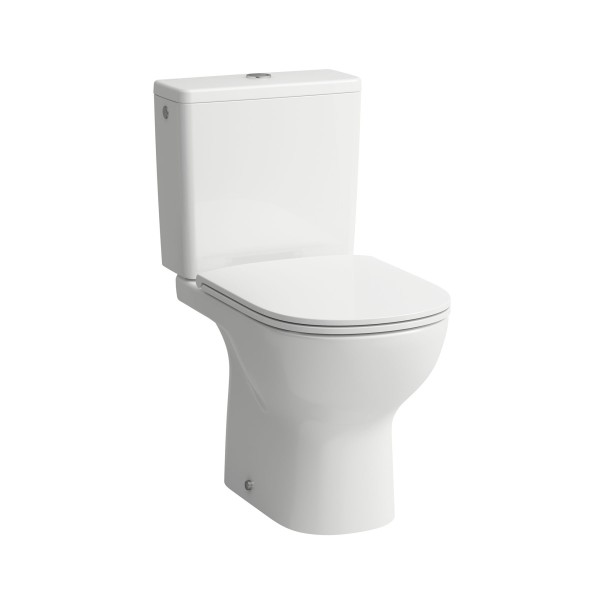 LAUFEN Tiefspül-WCKombi LUA 670x360x400 spülrandlos Abg. senkr. Weiß, H8250870000001