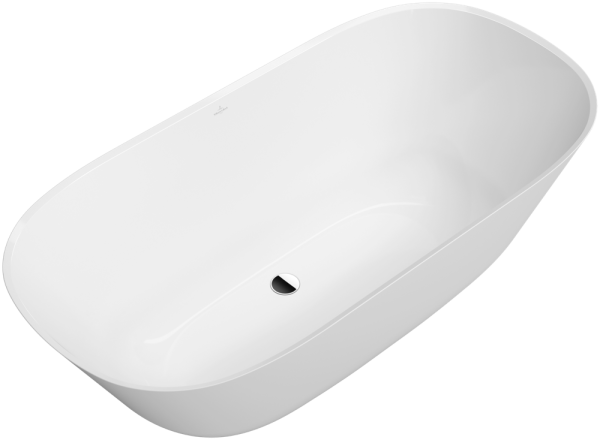 Villeroy & Boch Badewanne Theano 200T 1700x750x640mm Curved Edition freistehend Almond