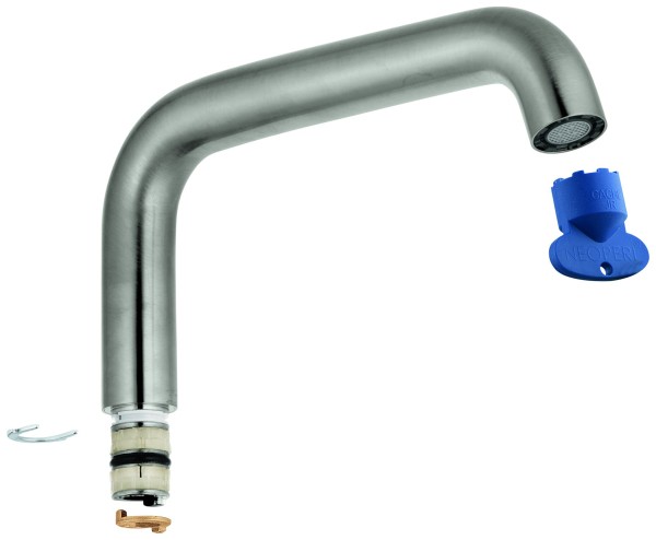 GROHE Rohrauslauf Essence 13375 für EH-Waschtischbatterie XL-size supersteel, 13375DC0