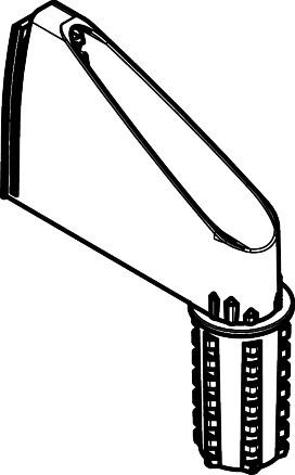 Hansgrohe Wandstütze Brausenstange Unica' Crometta, 95218000