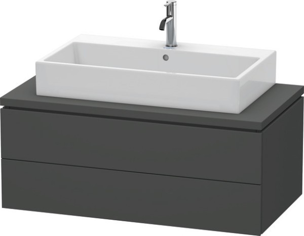 Duravit L-Cube Konsolenwaschtischunterbau wandhängend Graphit Matt 1020x547x400 mm - LC581904949