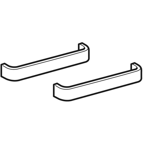 Geberit Griffe (2 Stück)/ Comprimo Eck-WTU's, 595573000,