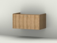 Sanipa Sanipa Waschtischunterschrank mit Auszug 2day FA98878, Weiss-Glanz, H:475, B:950, T:535 mm
