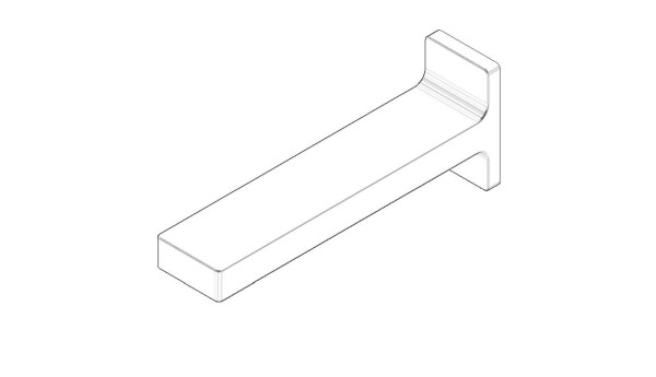 Dornbracht Auslauf Ersatzteile 091196002 47 x 78 x 209 mm Chrom