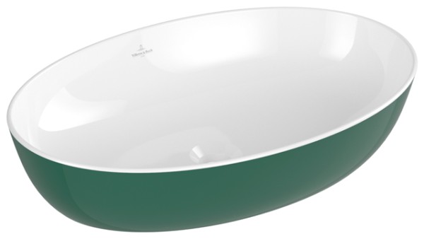 Villeroy & Boch Aufsatzwaschbecken Artis 610x410mm Oval ohne Überlauf Forest