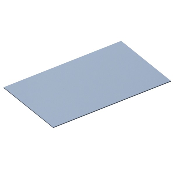 Keuco Abdeckplatte Edition 11 Art 49031, 800 x 4 x 483 mm Glas blue satin satiniert, 49031330800