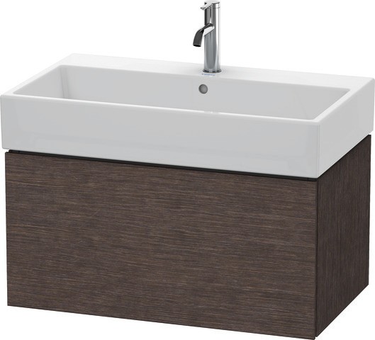 Duravit L-Cube Waschtischunterbau wandhängend Eiche dunkel gebürstet Matt 784x459x394 mm - LC6177072