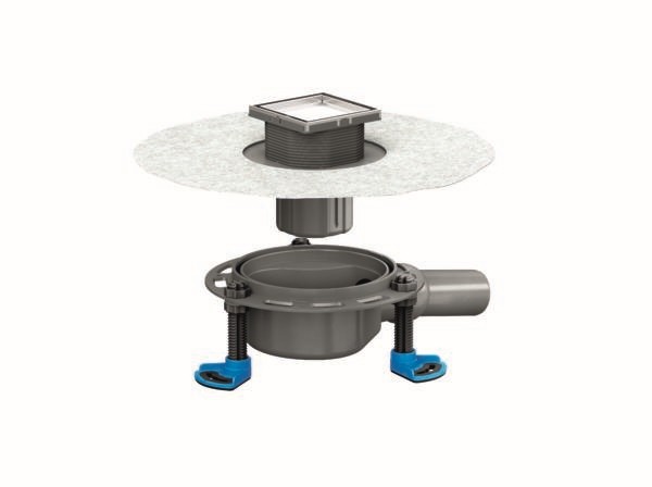 Dallmer Bodenablauf DallDrain Individual, DN 50, 100 x 100 mm, 517067