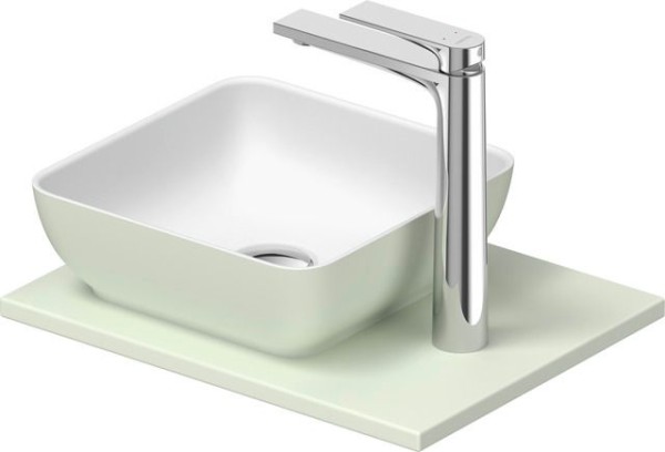 Duravit Sivida SET, Aufsatzbecken q.300 B.Aussen: blassgrün matt