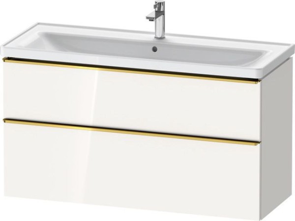 Duravit D-Neo Waschtischunterbau wandhängend Weiß Hochglanz 1184x452x625 mm - DE4391034220000