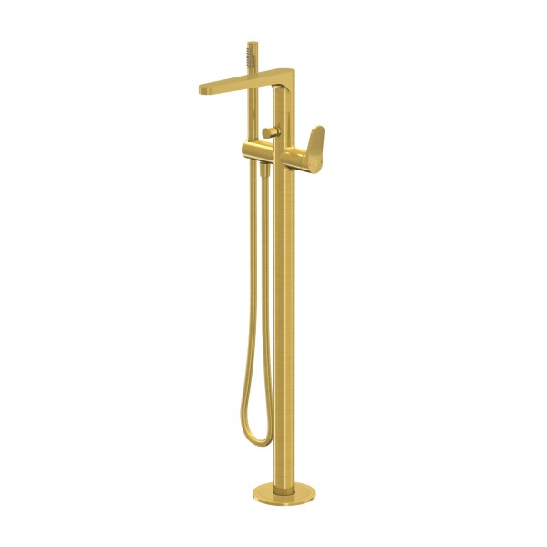 Steinberg Serie 340 Freistehende Wannen-Armatur, mit Umsteller, brushed gold, 3401162BG