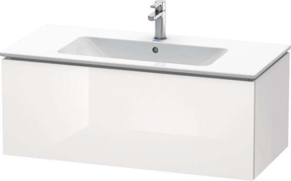 Duravit L-Cube Waschtischunterbau wandhängend Weiß Hochglanz 1020x481x400 mm - LC614202222
