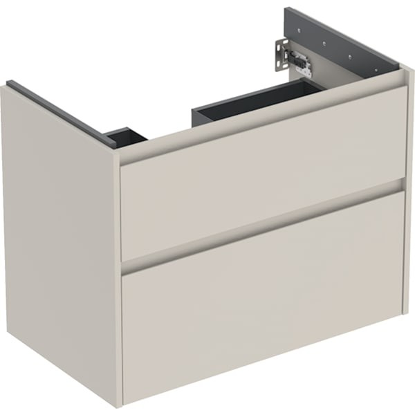 Geberit Renova Plan Unterschrank für Waschtisch, mit zwei Schubladen: 79.4x60.6x44.6cm, 504030DB1