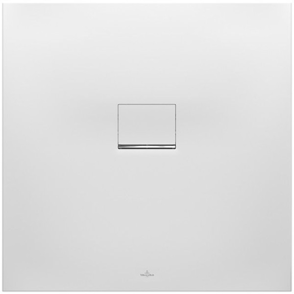 Villeroy & Boch DW Squaro Infinity 800x800x40mm quadr EB:li Flächenbündiger Einbau AR Almond