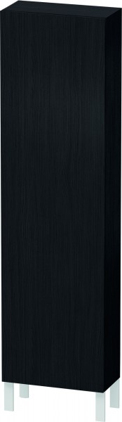 Duravit L-Cube Hochschrank Eiche Schwarz Matt 500x243x1760 mm - LC1171R1616