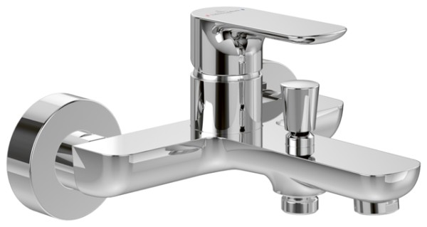 Villeroy & Boch Einhebel-Badewannenarmatur O.novo 190x102x162mm Chrom