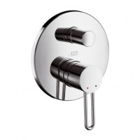 Hansgrohe Wannenmischer Hansgrohe Wannenmischer Unterputz Axor Uno 2 F-Set chrom mit Sicherungskombination, 38427000