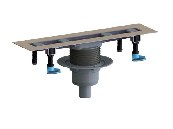 Dallmer Duschrinne CeraLine senkr. F 1200 mm, DN 50