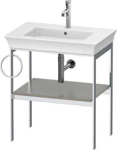 Duravit White Tulip Metallkonsole 684x450x760 mm - WT4543L9292
