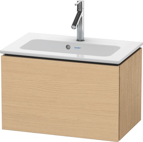 Duravit L-Cube Waschtischunterbau wandhängend Natur Eiche Matt 620x391x400 mm - LC615603030