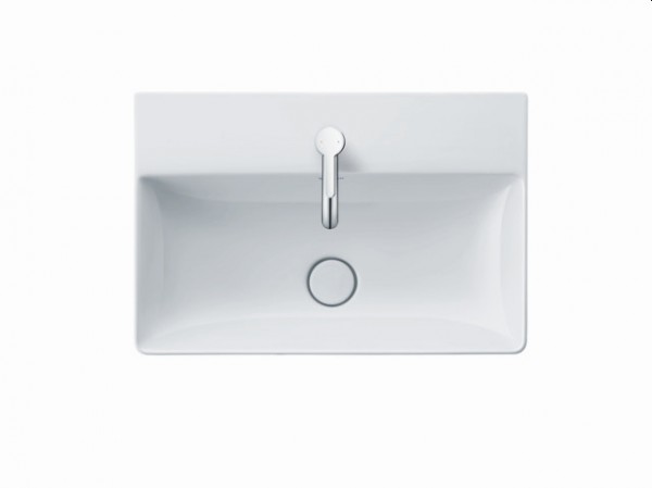 Duravit DuraSquare Waschtisch Weiß Hochglanz 600 mm - 2356600071