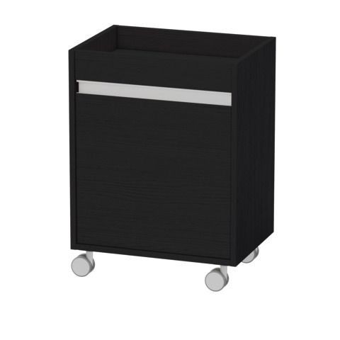 Duravit Ketho Rollcontainer Eiche Schwarz 500x360x670 mm - KT2530R1616