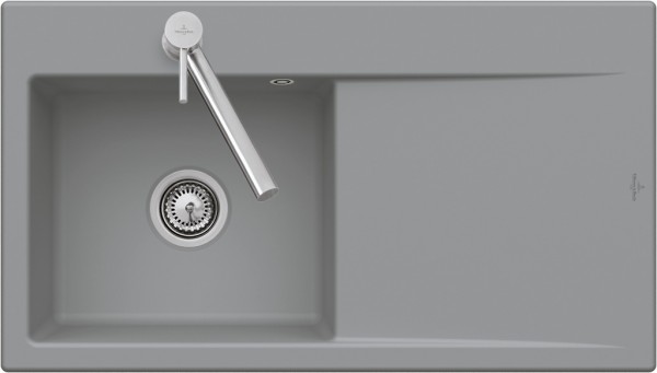 Villeroy & Boch Einbauspüle Subway Style 50 Flat 1000x510mm Exc-Garn. IB li Keram. Weiß Alpin cplus,