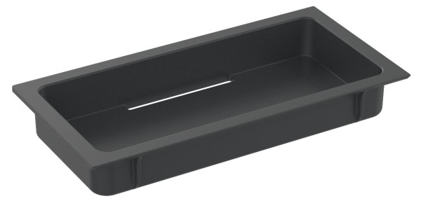 Keuco Haltegriff 135 Gr. Plan 14909 Kunstst.-Einsatz sw-grau, lose, 14909000137