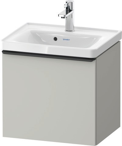 Duravit D-Neo Waschtischunterbau wandhängend Betongrau Matt 484x372x440 mm - DE42480BD070000