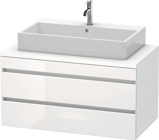 Duravit DuraStyle Konsolenwaschtischunterbau wandhängend Weiß Hochglanz & Matt 1000x548x512 mm - DS5