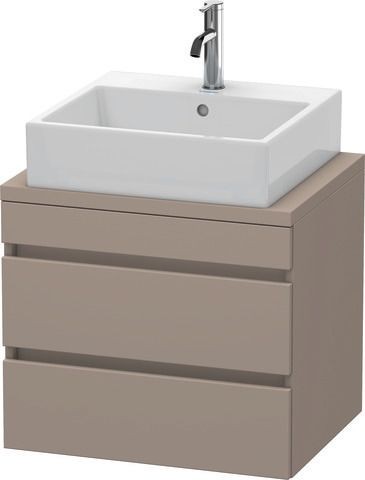 Duravit DuraStyle Konsolenwaschtischunterbau wandhängend Basalt Matt 600x478x512 mm - DS530504343