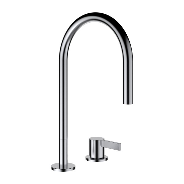 LAUFEN 2-Loch Waschtischmischer Kartell · LAUFEN, PVD Edelstahl, 3.1133.2.090.220.1