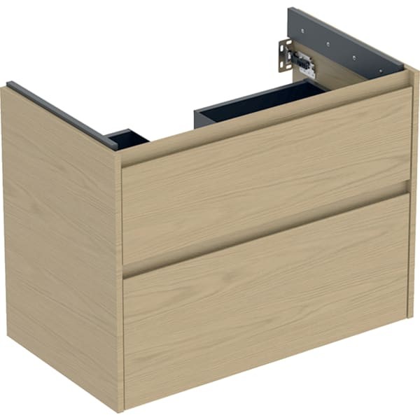 Geberit Renova Plan Unterschrank für Waschtisch, mit zwei Schubladen: 79.4x60.6x44.6cm, 504030PS1