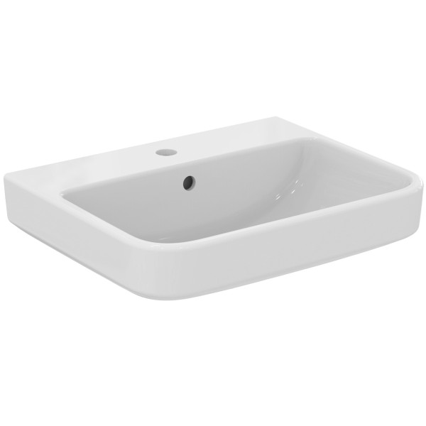Ideal Standard Waschtisch i.life B 1Hl. mit Überlauf 550x440x180mm Weiss, T460801