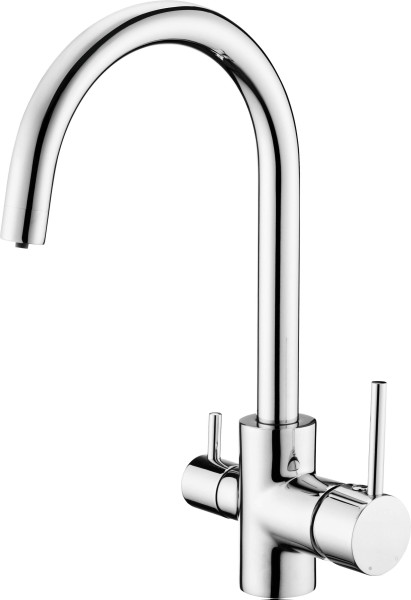 Neuesbad Spültischarmatur mit U-Auslauf, mit Wasserfilter-Anschluss, Chrom