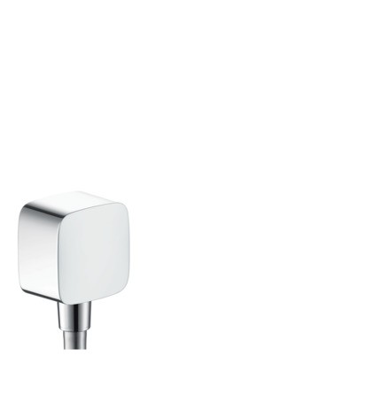 Hansgrohe Schlauchanschluss DN15 Fixfit E mit Rückflussverhinderer chrom, 26457000