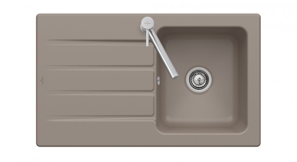 Villeroy & Boch Einbauspüle Architectura 50 335001 860x510mm aus Keramik Almond CeramicPlus, 335000A