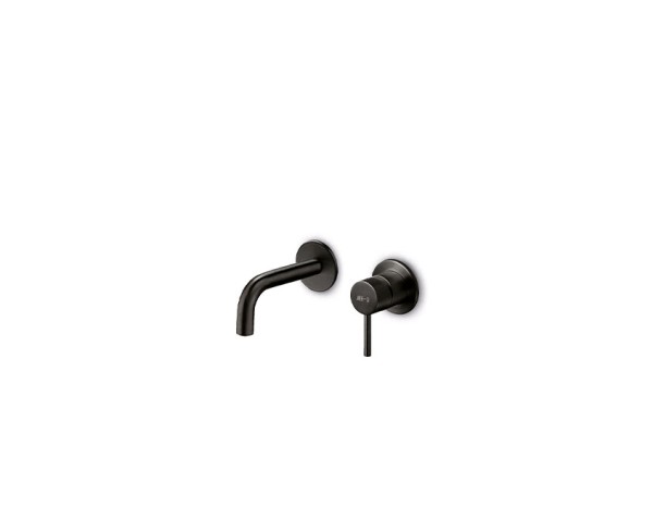JEE-O Slimlime Wand-Waschtischarmatur 90, schwarz strukturiert, 800-1513
