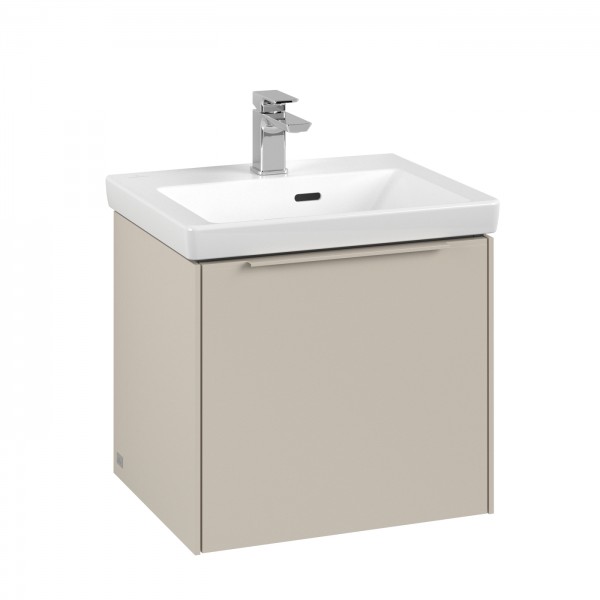 Villeroy & Boch Subway 3.0 Waschbeckenunterschrank, 1 Auszug, 473 x 432 x 391,5 mm, Cashmere Grey /