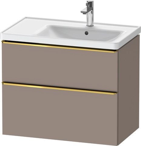 Duravit D-Neo Waschtischunterbau wandhängend Basalt Matt 784x452x625 mm - DE4358034430000