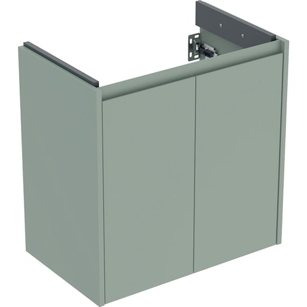 Geberit Renova Compact Unterschrank für Waschtisch, mit zwei Türen: 59.1x60.6x36.4cm, 504085IK1