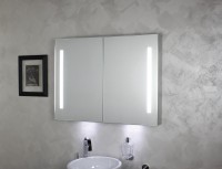 Koh-I-Noor Spiegelschrank Koh-I-Noor Spiegelschrank mit intergrieter Led_Beleuchtung RIFLESSI 70x70x12,5, 45301