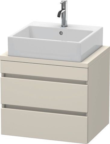 Duravit DuraStyle Konsolenwaschtischunterbau wandhängend Taupe Matt 600x478x512 mm - DS530509191
