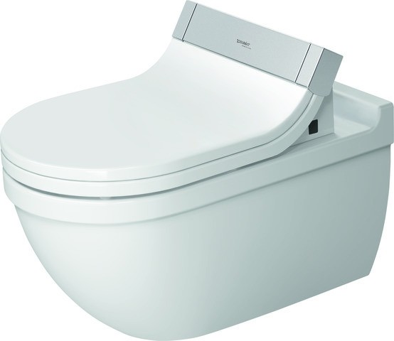 Duravit Starck 3 Wand WC für Dusch-WC Sitz Weiß Hochglanz 365x620x435 mm - 2226592000