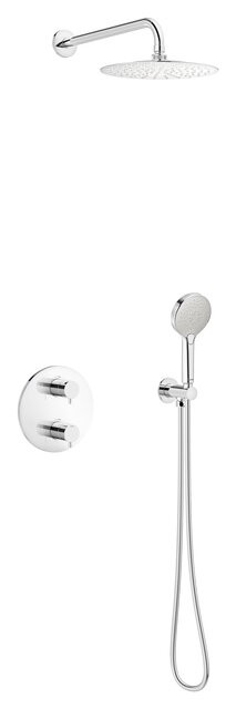 Damixa Silhouet HS 1 - Thermostat Duschsystem, Chrom, 571230000 571230000