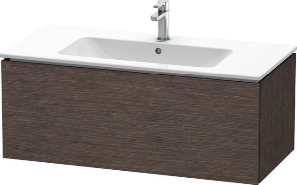 Duravit L-Cube Waschtischunterbau wandhängend Eiche dunkel gebürstet Matt 1020x481x400 mm - LC614207