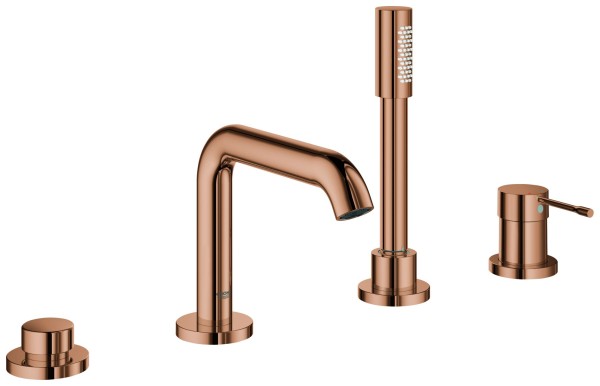 GROHE 4-Loch-Einhand-Wannenkombination Essence warm sunset, 25251DA1